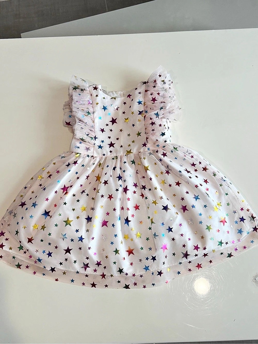Pastourelle by Pippa & Julie Girls' Star Print Dress 2T